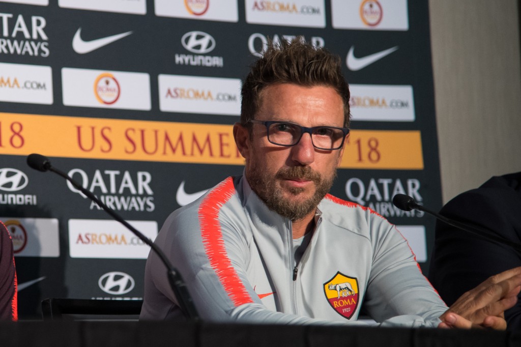 Di_Francesco_AS Roma Tour USA 2018, la conferenza stampa a San Diego