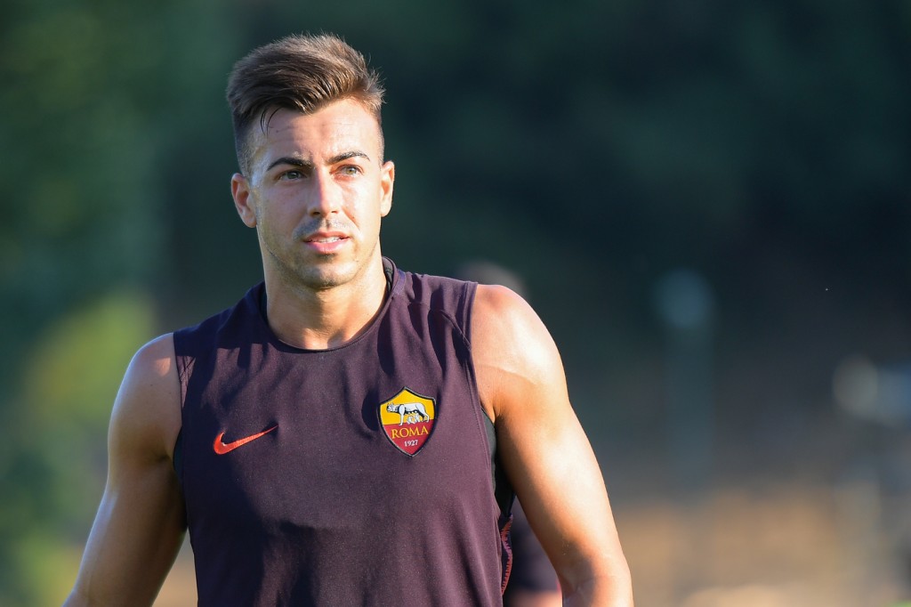 Allenamento AS Roma Nella foto: Stephan el Shaarawy
