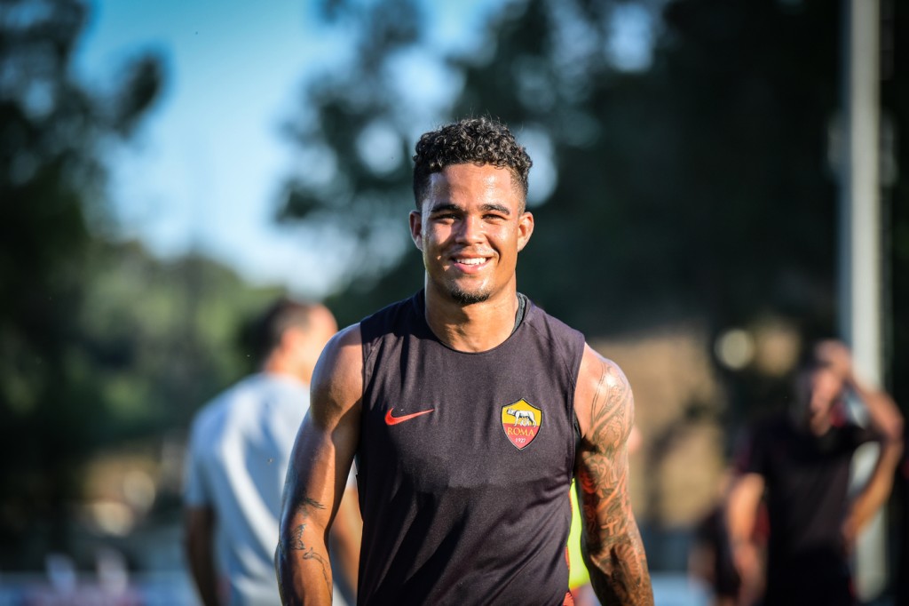 Allenamento AS Roma Nella foto: Justin Kluivert