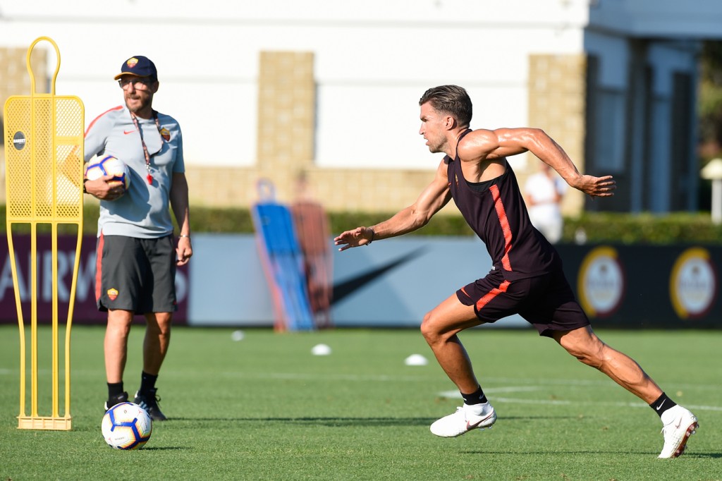 Allenamento AS Roma Nella foto: Kevin Strootman