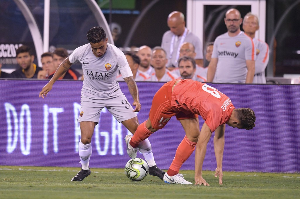 kluivert_Real Madrid vs AS Roma - International Champions Cup 2018