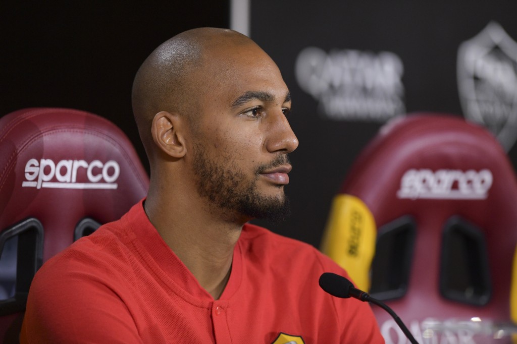 Nzonzi AS Roma, conferenza stampa nuovo giocatore Steven Nzonzi