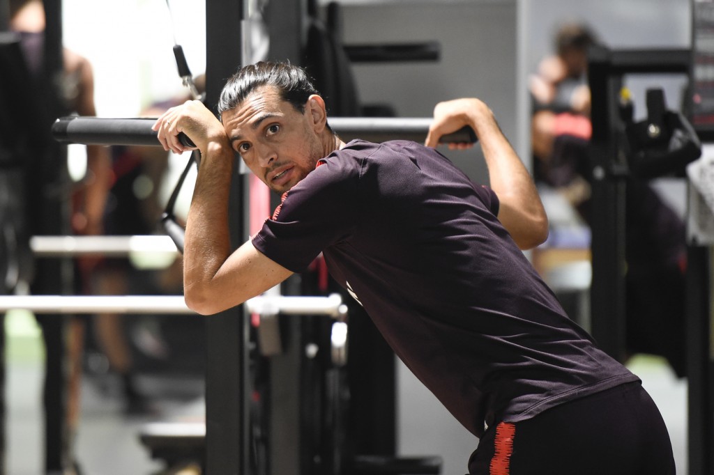 Pastore_ASRoma, allenamento a Trigoria
