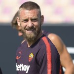 De Rossi AS Roma, allenamento a Trigoria