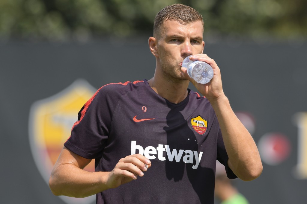 Trigoria Allenamento Dzeko 02