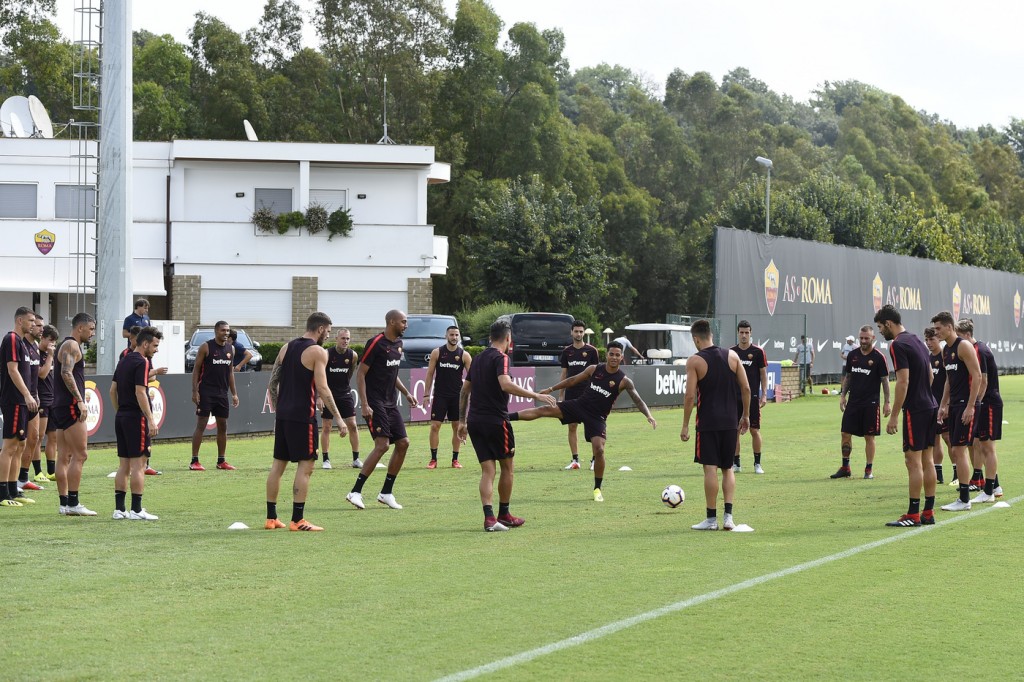 Trigoria allenamento 01
