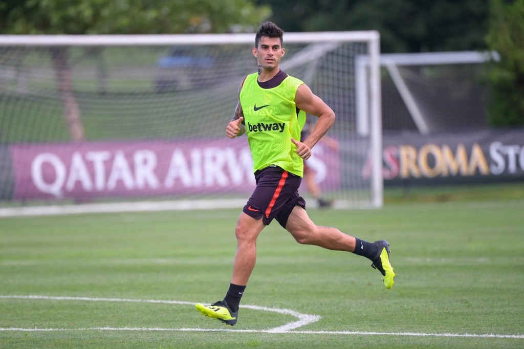 Perotti_AS Roma Tour USA 2018, allenamento a Boston