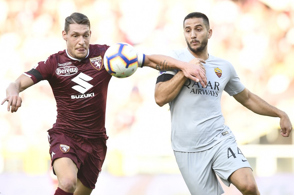 Manolas Belotti Torino vs Roma - Serie A Tim 2018/2019