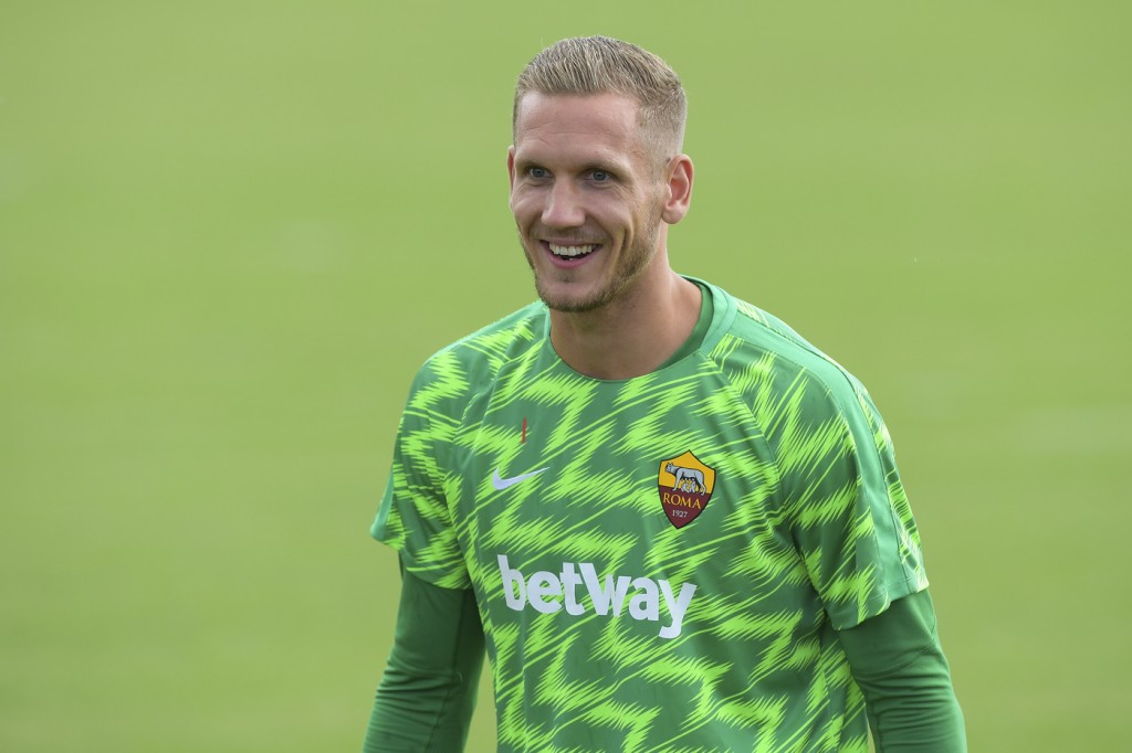 Olsen_Trigoria, sessione di allenamento dell'AS Roma
