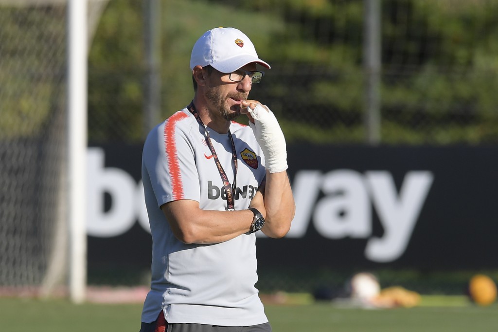 AS Roma_Allenamento_Trigoria_Di Francesco