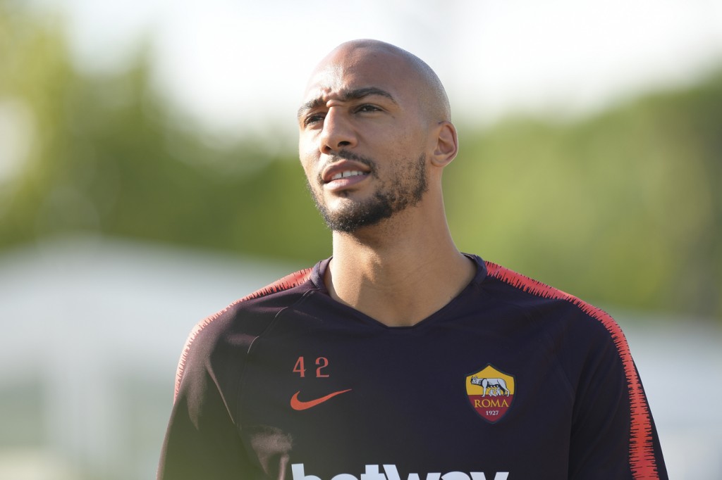 Nzonzi - AS Roma - Allenamento a Trigoria