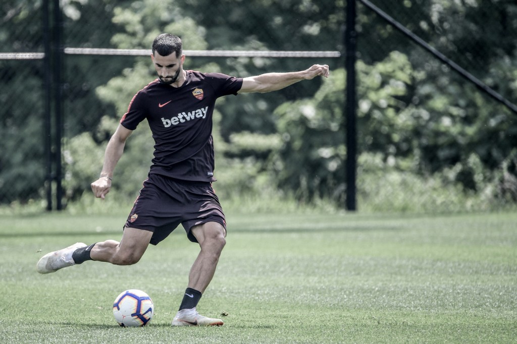 Gonalons_AS Roma Tour USA 2018, allenamento in New Jersey