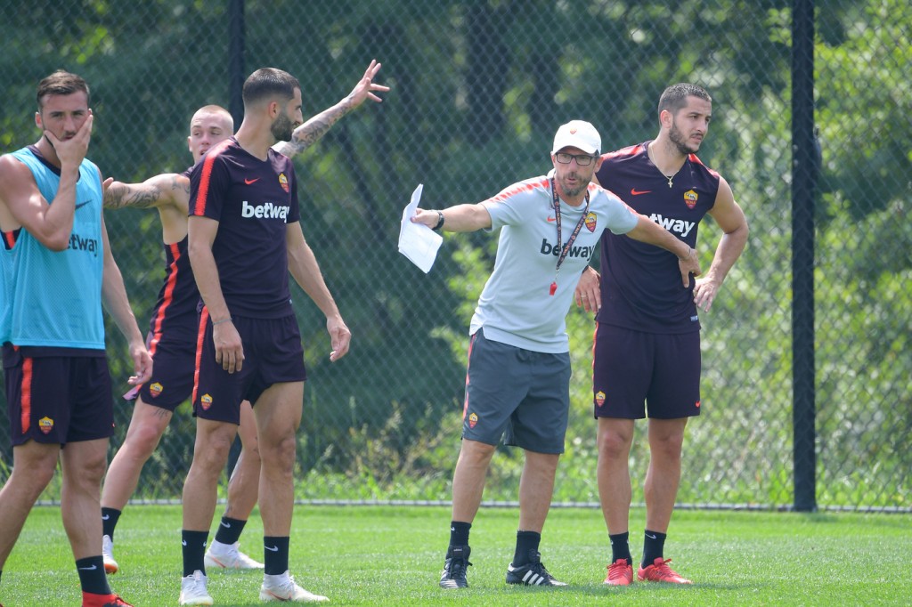 Di_Francesco_AS Roma Tour USA 2018, allenamento in New Jersey