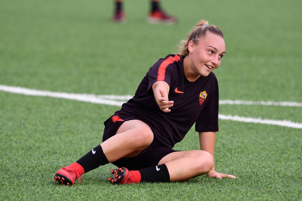 Giada Greggi_Allenamento AS Roma FEMMINILE