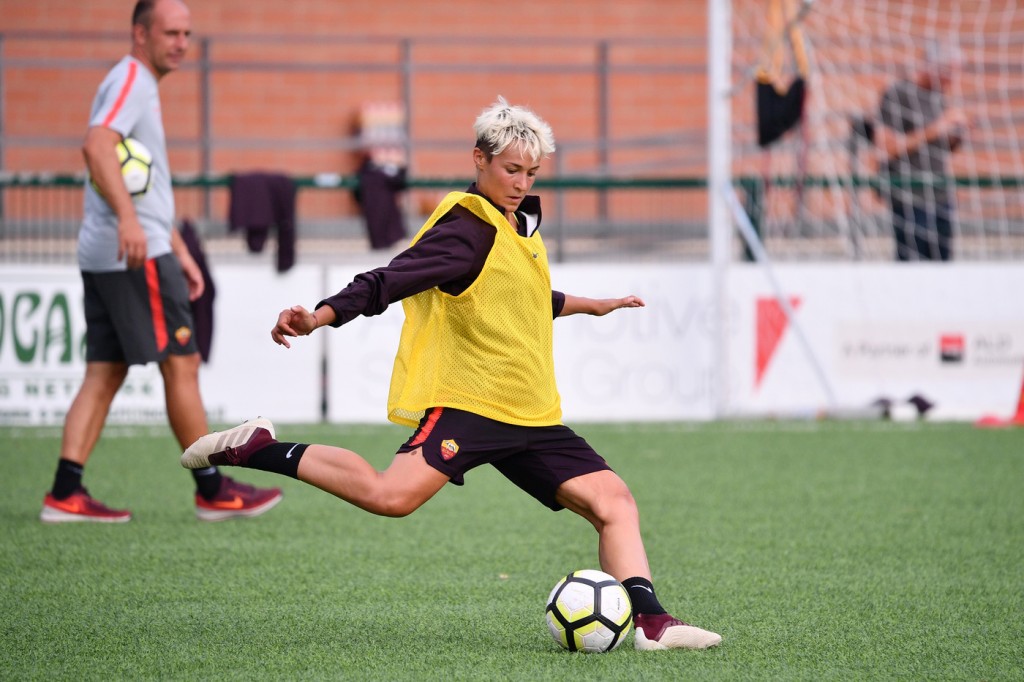 Federica Di Criscio_Allenamento AS Roma FEMMINILE