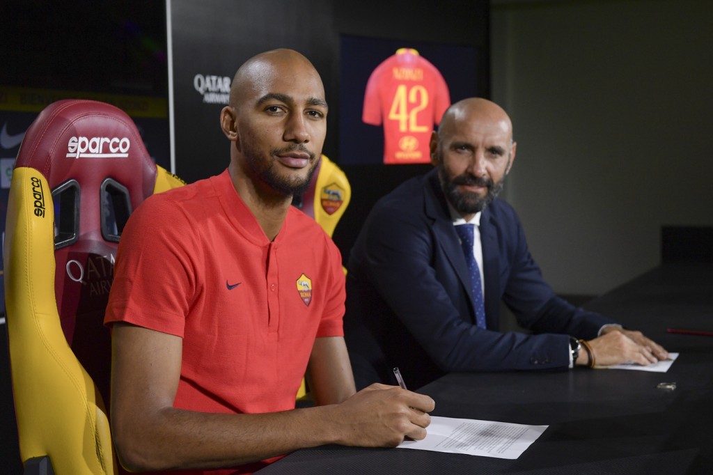 AS Roma, il nuovo giocatore Steven NZonzi arriva a Trigoria