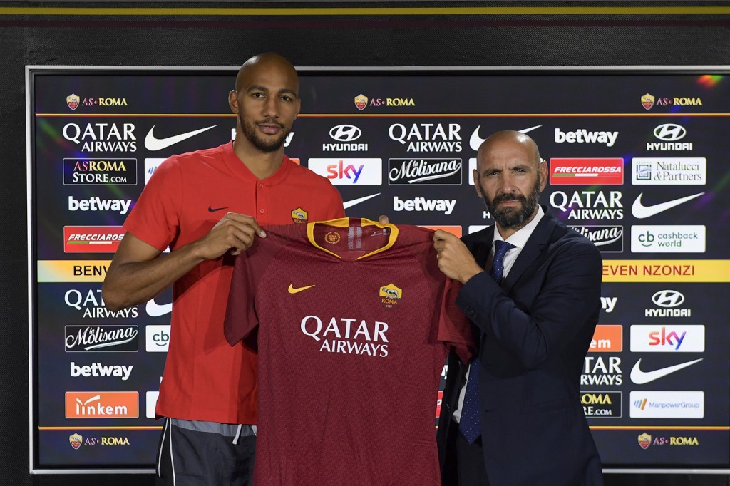 AS Roma, il nuovo giocatore Steven NZonzi arriva a Trigoria