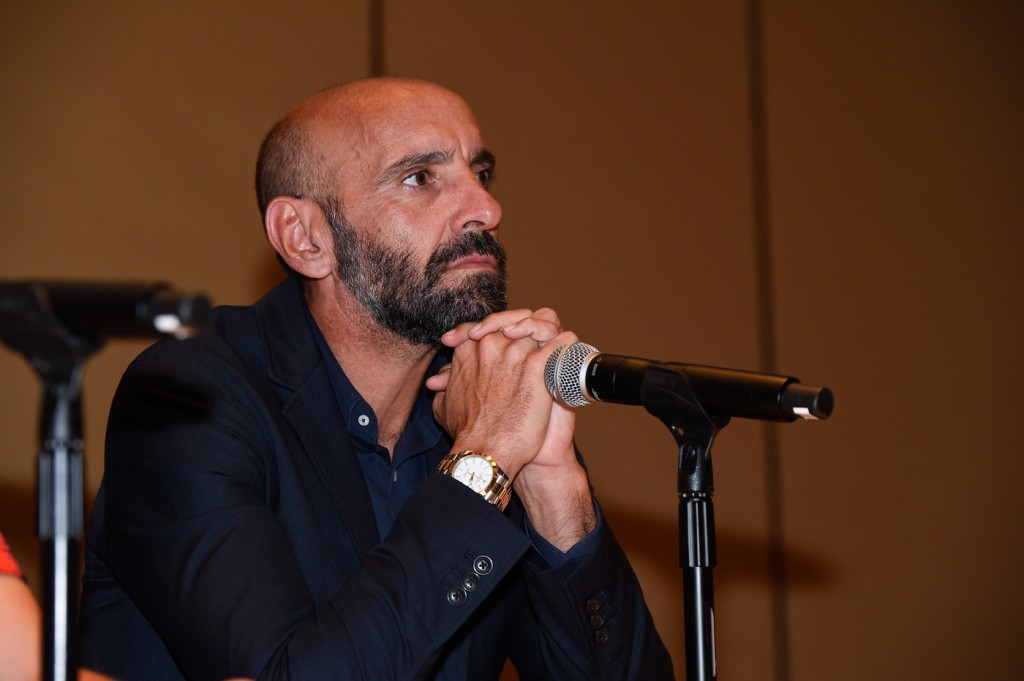 monchi_AS Roma Tour USA 2018, conferenza stampa a Boston
