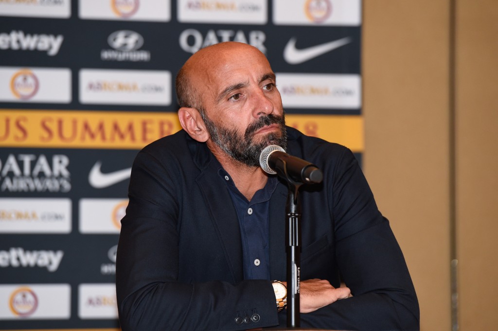 monchi_AS Roma Tour USA 2018, conferenza stampa a Boston