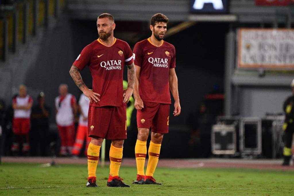 De Rossi Fazio Roma vs Atalanta - Serie A TIM 2018/2019