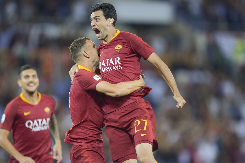 Roma-Atalanta Pastore Dzeko