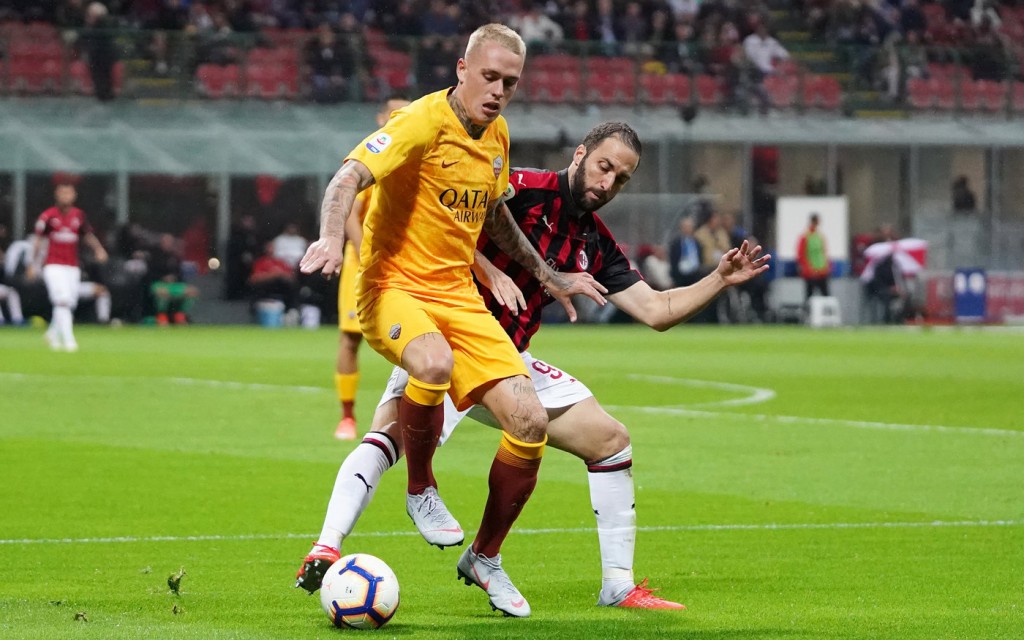 karsdorp Milan vs Roma - Serie A TIM 2018/2019