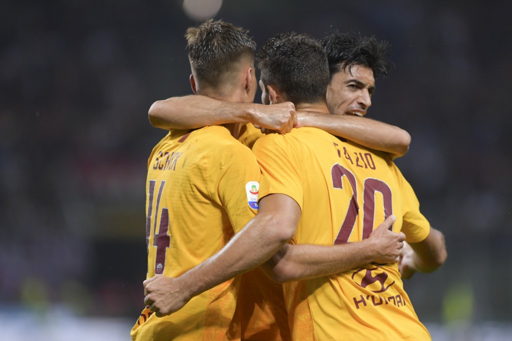 fazio Milan vs Roma - Serie A TIM 2018/2019
