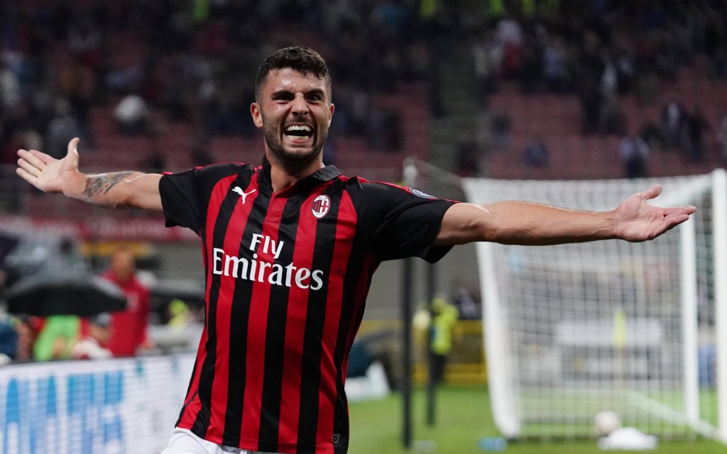 cutrone Milan vs Roma - Serie A TIM 2018/2019