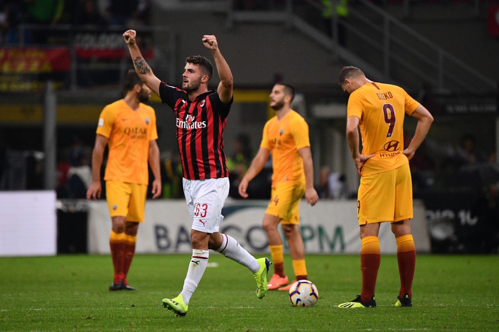 cutrone Milan vs Roma - Serie A TIM 2018/2019