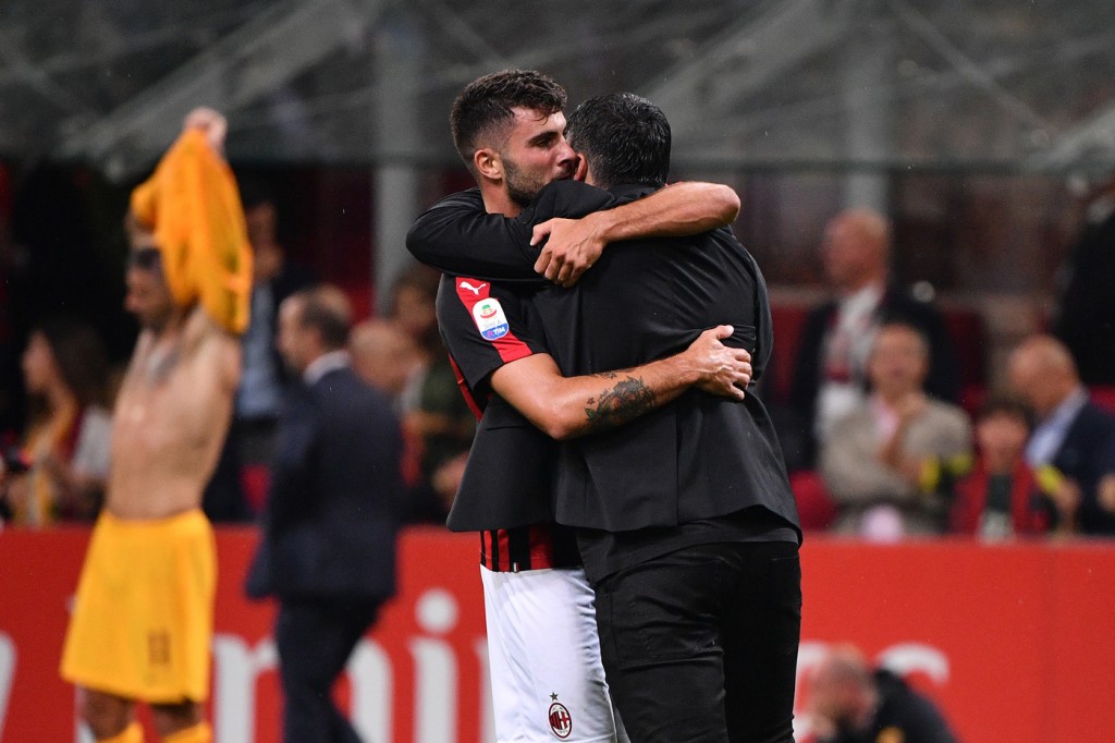cutrone gattusoMilan vs Roma - Serie A TIM 2018/2019