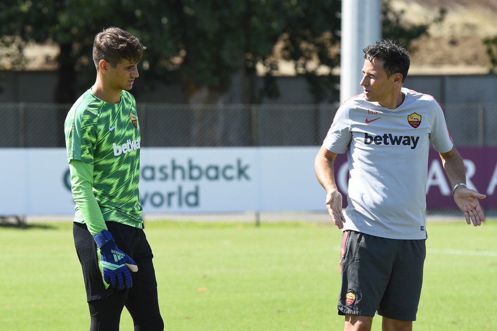 Savorani Cardinali Trigoria, sessione di allenamento dell'AS Roma