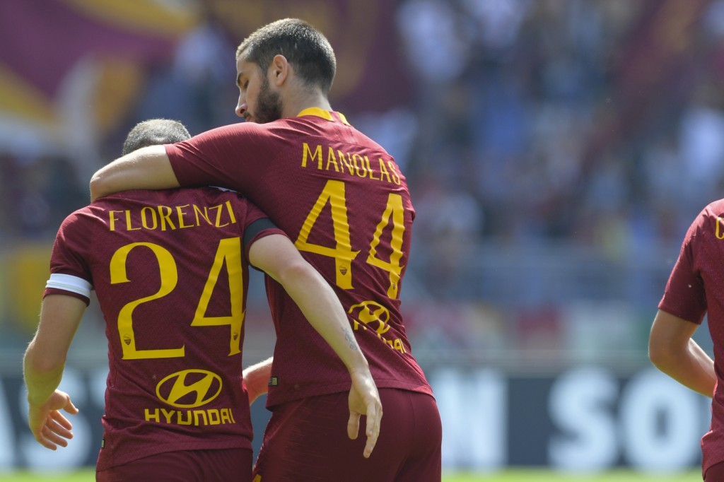 Manolas Florenzi Roma vs Chievo - Serie A Tim 2018/2019
