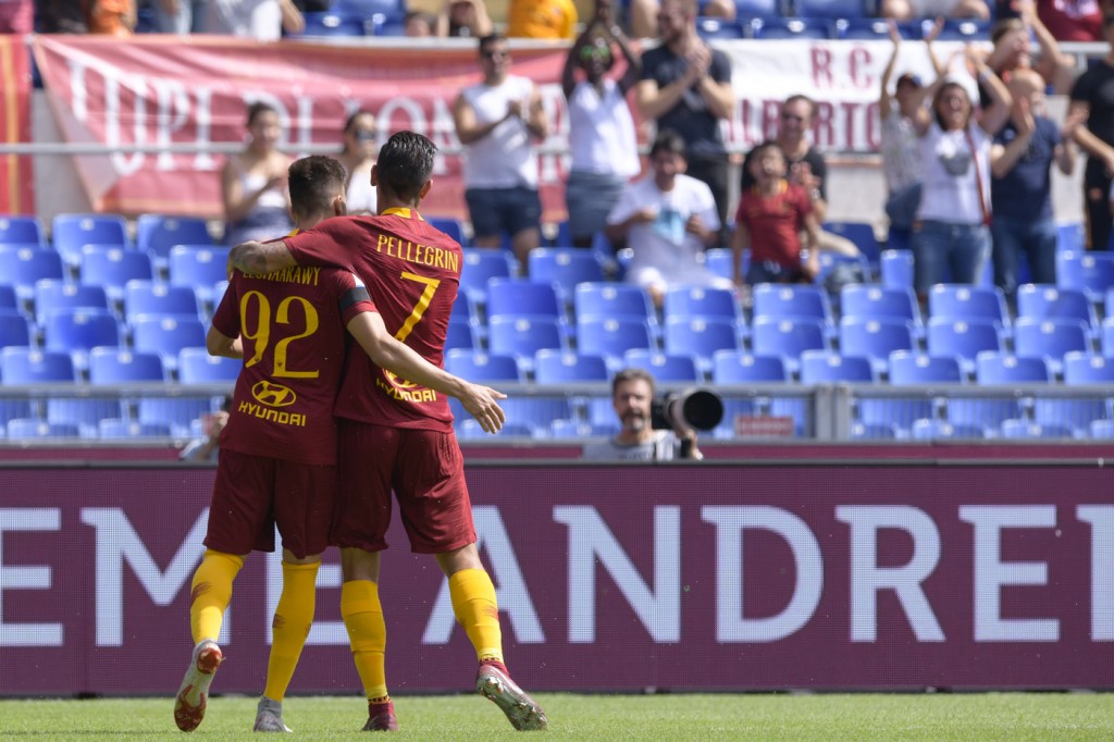 El Shaarawy Pellegrini Roma vs Chievo - Serie A Tim 2018/2019
