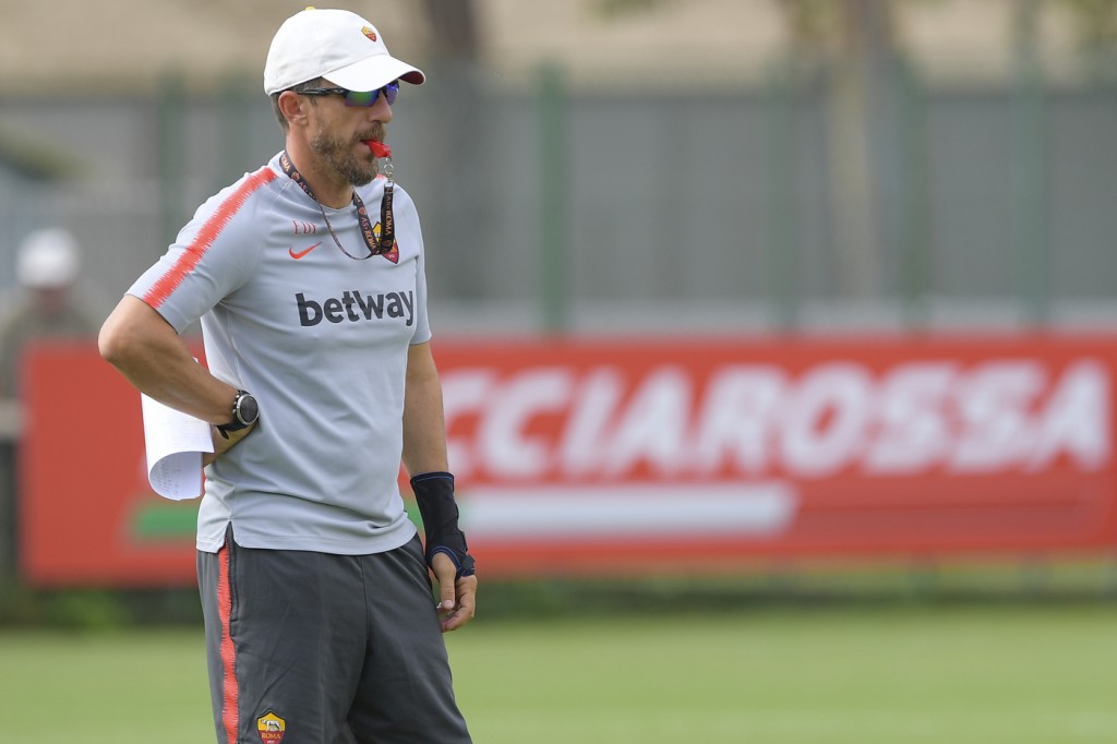 Di Francesco Uefa Champions League - Allenamento AS Roma