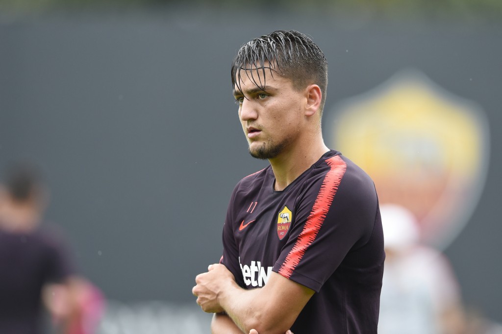 Under AS Roma, allenamento a Trigoria