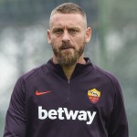 De Rossi AS Roma, allenamento a Trigoria