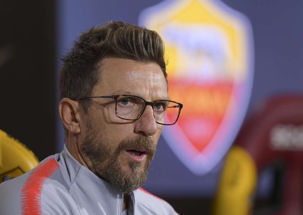 AS Roma, conferenza stampa di Eusebio Di Francesco
