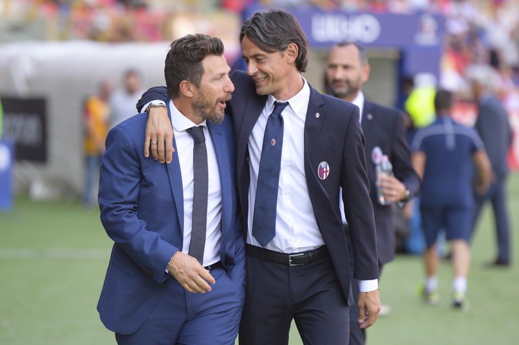 Di Francesco Inzaghi Bologna vs Roma - Serie A TIM 2018/2019