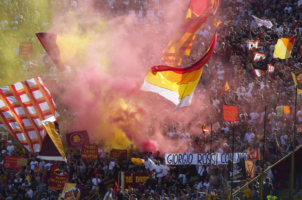 Tifosi Bologna-Roma Striscione Giorgio Rossi 01