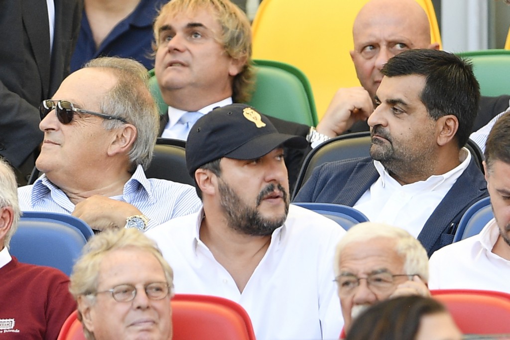 Roma - Lazio Salvini