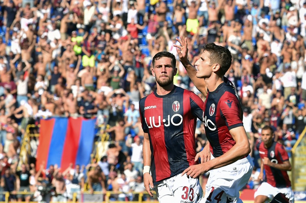 Mattiello Calabresi Bologna vs Roma - Serie A TIM 2018/2019
