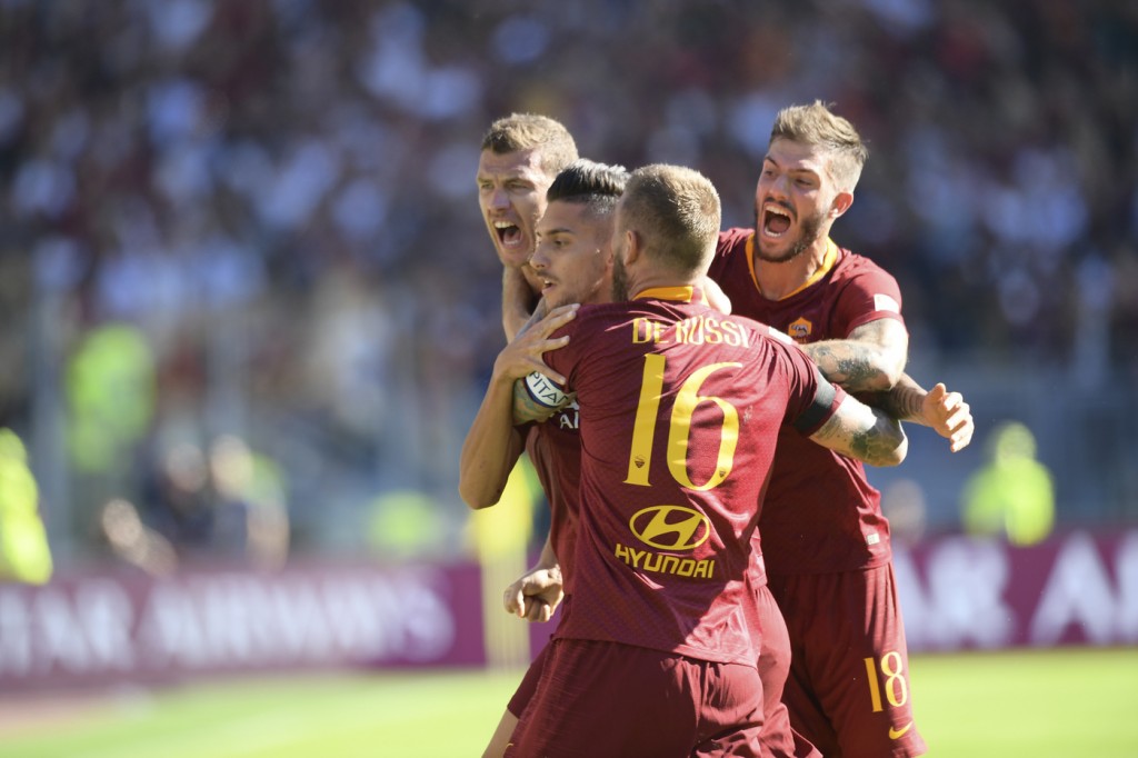 Roma - Lazio Pellegrini De Rossi Santon