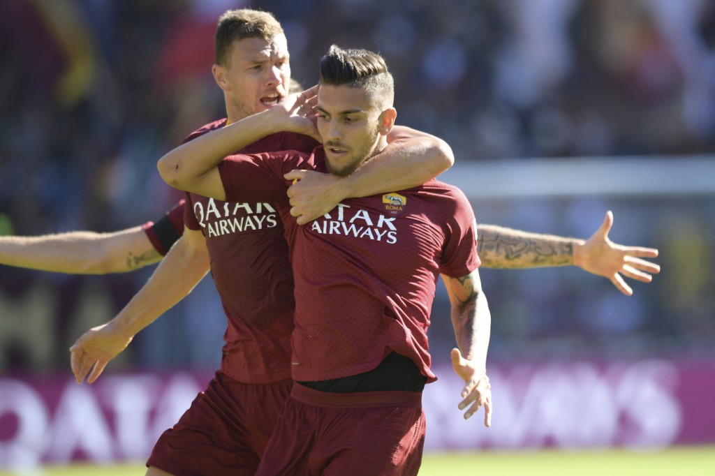 Roma - Lazio Pellegrini Dzeko