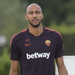 Nzonzi AS Roma, allenamento di rifinitura a Trigoria