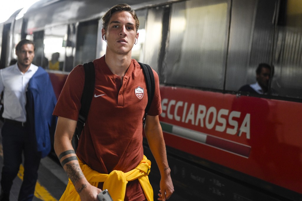 Zaniolo L'AS Roma in viaggio verso Bologna