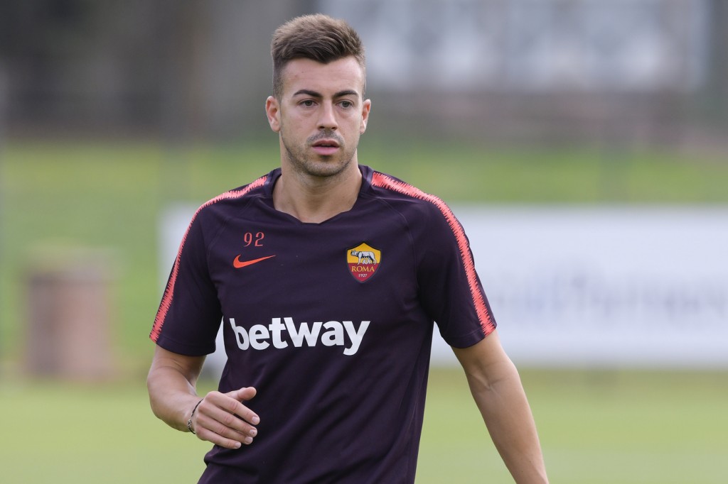 El Shaarawy AS Roma - Allenamento mattutino