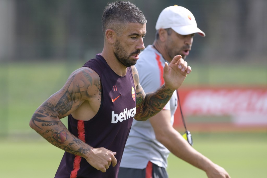 Trigoria Allenamento Ritiro Kolarov