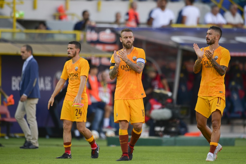 De Rossi Kolarov Florenzi Bologna vs Roma - Serie A TIM 2018/2019