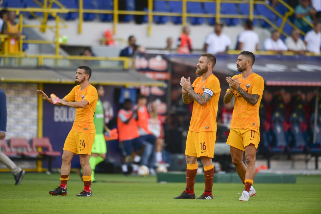 De Rossi Kolarov Florenzi Bologna vs Roma - Serie A TIM 2018/2019