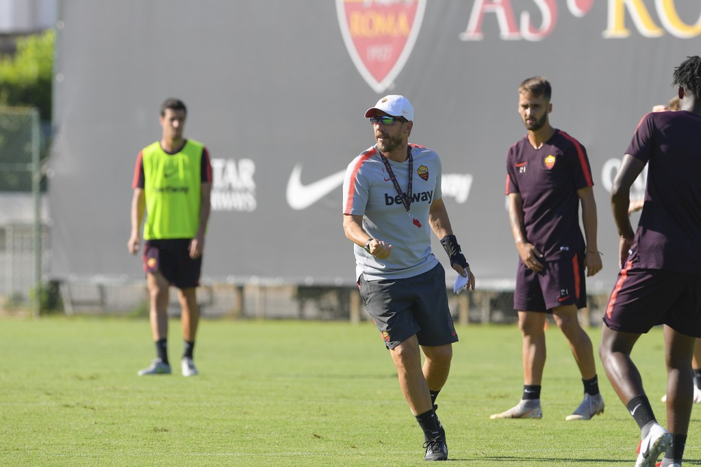 Di Francesco AS Roma - Allenamento pomeridiano